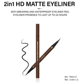 APK 2-in-1 HD Matte Eyeliner – Waterproof & Smudge-Proof Precision